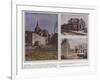 Gourgancon, La Gare De Fere-Champenoise, Les Projectiles De 150-Jules Gervais-Courtellemont-Framed Photographic Print