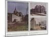 Gourgancon, La Gare De Fere-Champenoise, Les Projectiles De 150-Jules Gervais-Courtellemont-Mounted Photographic Print