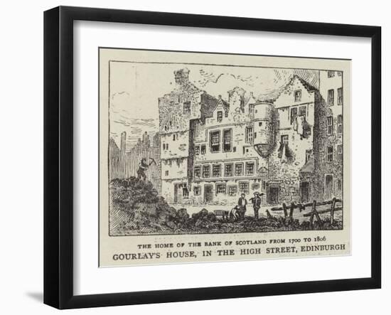 Gourlay's House, in the High Street, Edinburgh-null-Framed Giclee Print