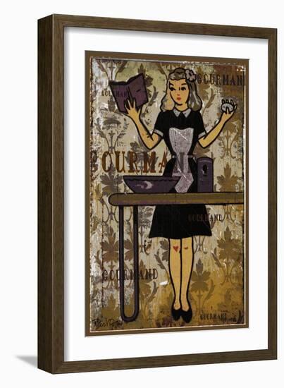 Gourmand - the Chief II-Pascal Normand-Framed Art Print