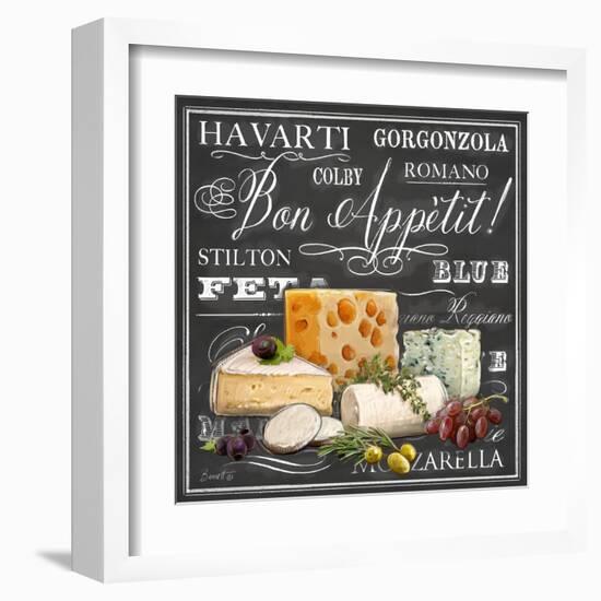 Gourmet Cheese Collection-Chad Barrett-Framed Art Print