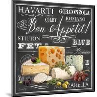 Gourmet Cheese Collection-Chad Barrett-Mounted Art Print