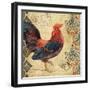 Gourmet Rooster I-Paul Brent-Framed Art Print