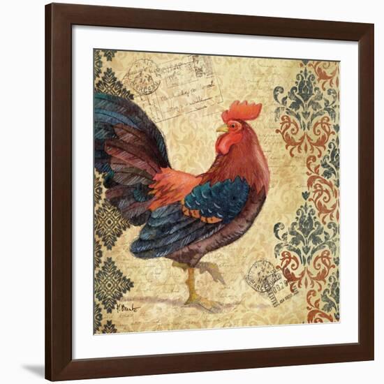 Gourmet Rooster I-Paul Brent-Framed Art Print