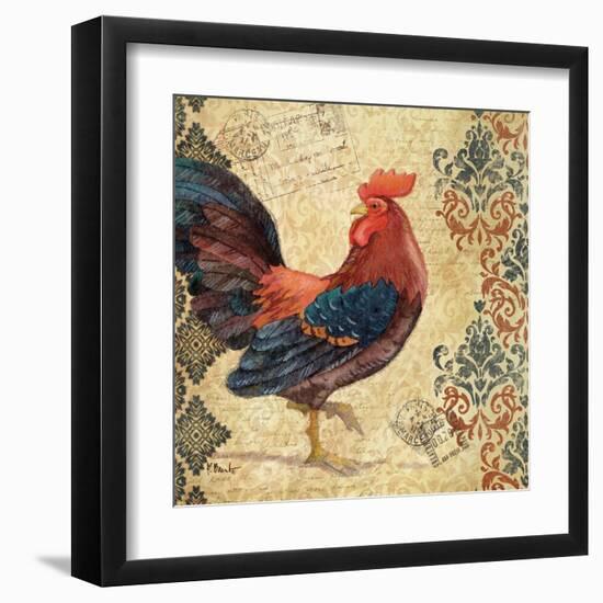 Gourmet Rooster I-Paul Brent-Framed Art Print