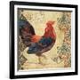 Gourmet Rooster I-Paul Brent-Framed Art Print