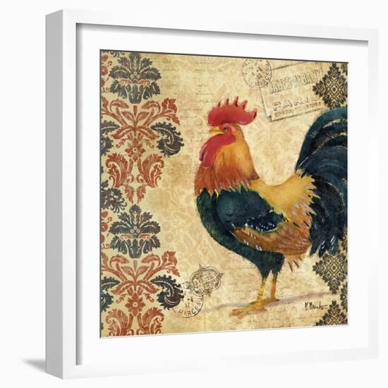 Gourmet Rooster II-Paul Brent-Framed Art Print