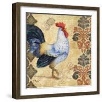 Gourmet Rooster III-Paul Brent-Framed Art Print