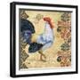 Gourmet Rooster III-Paul Brent-Framed Art Print