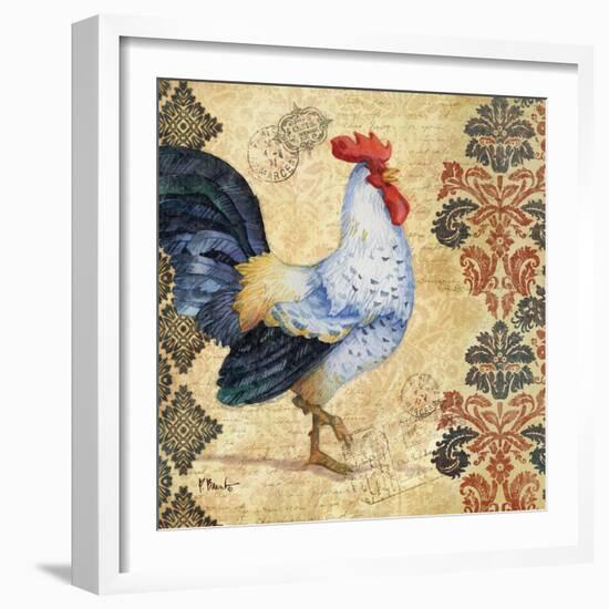 Gourmet Rooster III-Paul Brent-Framed Art Print