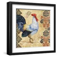 Gourmet Rooster III-Paul Brent-Framed Art Print