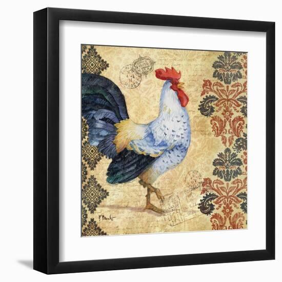 Gourmet Rooster III-Paul Brent-Framed Art Print