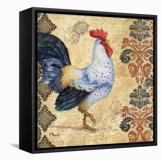 Gourmet Rooster III-Paul Brent-Framed Stretched Canvas