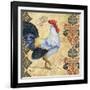 Gourmet Rooster III-Paul Brent-Framed Art Print