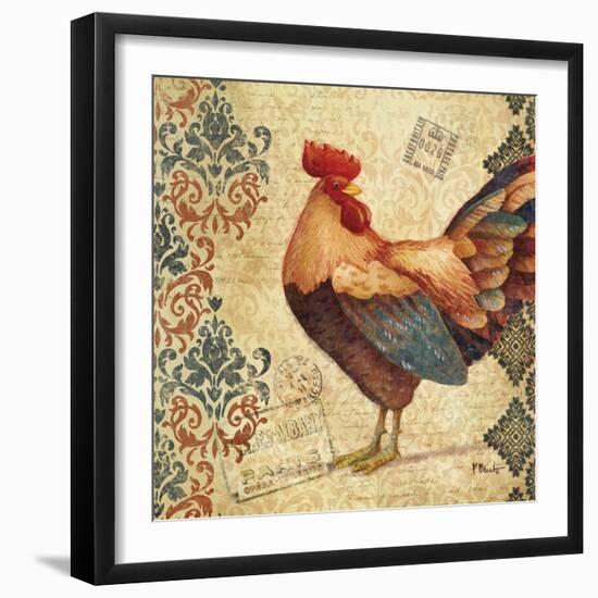 Gourmet Rooster IV-Paul Brent-Framed Art Print