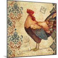 Gourmet Rooster IV-Paul Brent-Mounted Art Print