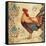 Gourmet Rooster IV-Paul Brent-Framed Stretched Canvas