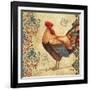 Gourmet Rooster IV-Paul Brent-Framed Art Print