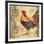 Gourmet Rooster IV-Paul Brent-Framed Art Print