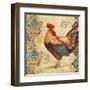 Gourmet Rooster IV-Paul Brent-Framed Art Print