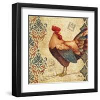 Gourmet Rooster IV-Paul Brent-Framed Art Print