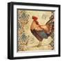 Gourmet Rooster IV-Paul Brent-Framed Art Print