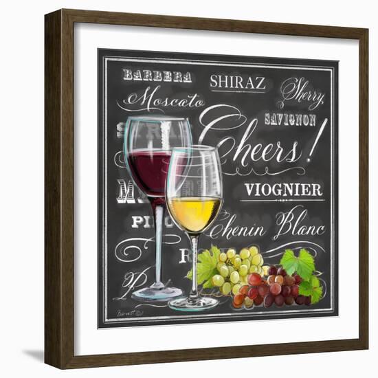 Gourmet Wine Selection-Chad Barrett-Framed Art Print