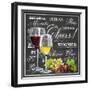 Gourmet Wine Selection-Chad Barrett-Framed Art Print