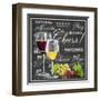 Gourmet Wine Selection-Chad Barrett-Framed Art Print
