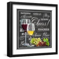 Gourmet Wine Selection-Chad Barrett-Framed Art Print