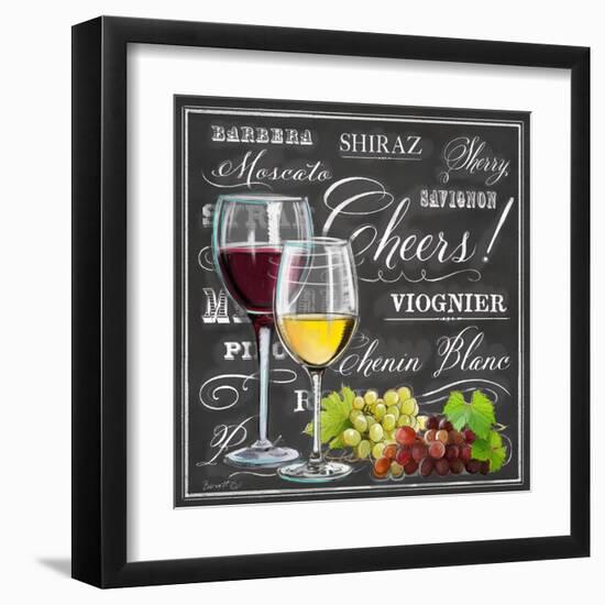 Gourmet Wine Selection-Chad Barrett-Framed Art Print