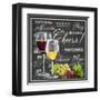 Gourmet Wine Selection-Chad Barrett-Framed Art Print