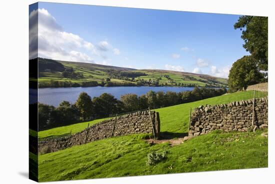 Gouthwaite Reservoir from the Nidderdale Way-Mark Sunderland-Stretched Canvas