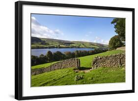 Gouthwaite Reservoir from the Nidderdale Way-Mark Sunderland-Framed Photographic Print