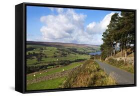 Gouthwaite Reservoir from Wath Lane-Mark Sunderland-Framed Stretched Canvas