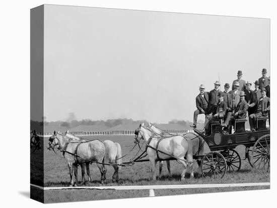 Gov. Beckham and Party at the Races, Derby Day, Louisville, Ky.-null-Stretched Canvas