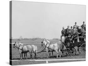 Gov. Beckham and Party at the Races, Derby Day, Louisville, Ky.-null-Stretched Canvas