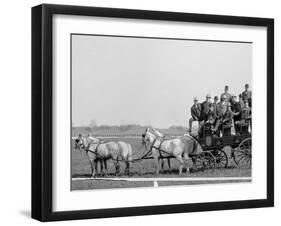 Gov. Beckham and Party at the Races, Derby Day, Louisville, Ky.-null-Framed Photo