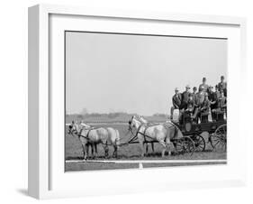 Gov. Beckham and Party at the Races, Derby Day, Louisville, Ky.-null-Framed Photo
