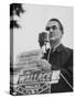 Gov. George C. Wallace of Alabama Campaigning on Behalf of His Wife For Governor-Lynn Pelham-Stretched Canvas