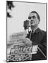 Gov. George C. Wallace of Alabama Campaigning on Behalf of His Wife For Governor-Lynn Pelham-Mounted Premium Photographic Print