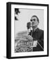 Gov. George C. Wallace of Alabama Campaigning on Behalf of His Wife For Governor-Lynn Pelham-Framed Photographic Print