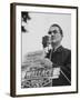 Gov. George C. Wallace of Alabama Campaigning on Behalf of His Wife For Governor-Lynn Pelham-Framed Photographic Print