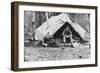 Gov. George Parks in Camp Photograph - Alaska-Lantern Press-Framed Art Print