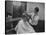 Gov. Jimmy Carte Receiving a Hair Cut-Stan Wayman-Stretched Canvas