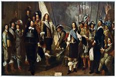 Amsterdam civic guard of District XVIII under Captain Albert Bas and Lieutenant Lucas Conijn, 1645-Govaert Flinck-Giclee Print