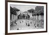 Government Bath, Banff, Alberta, Canada, C1930S-Marjorie Bullock-Framed Giclee Print