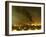 Government Building Burns During Heavy Bombardment of Baghdad, Iraq by U.S.-Led Forces-null-Framed Photographic Print