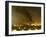 Government Building Burns During Heavy Bombardment of Baghdad, Iraq by U.S.-Led Forces-null-Framed Photographic Print