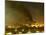 Government Building Burns During Heavy Bombardment of Baghdad, Iraq by U.S.-Led Forces-null-Mounted Photographic Print